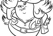 Lady Glitter Sparkles Trolls Coloring Pages Lady Glitter Sparkles Trolls Coloring Pages
