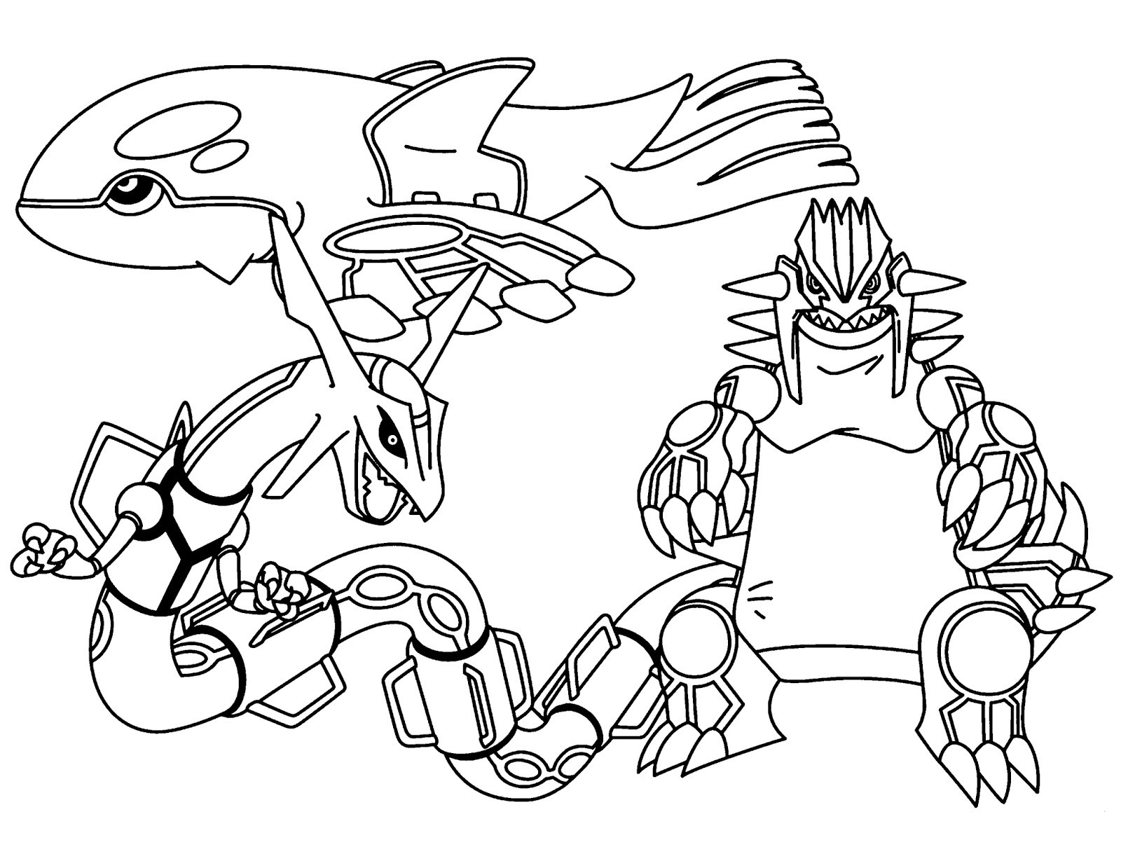 Legendary Pokemon Coloring Pages