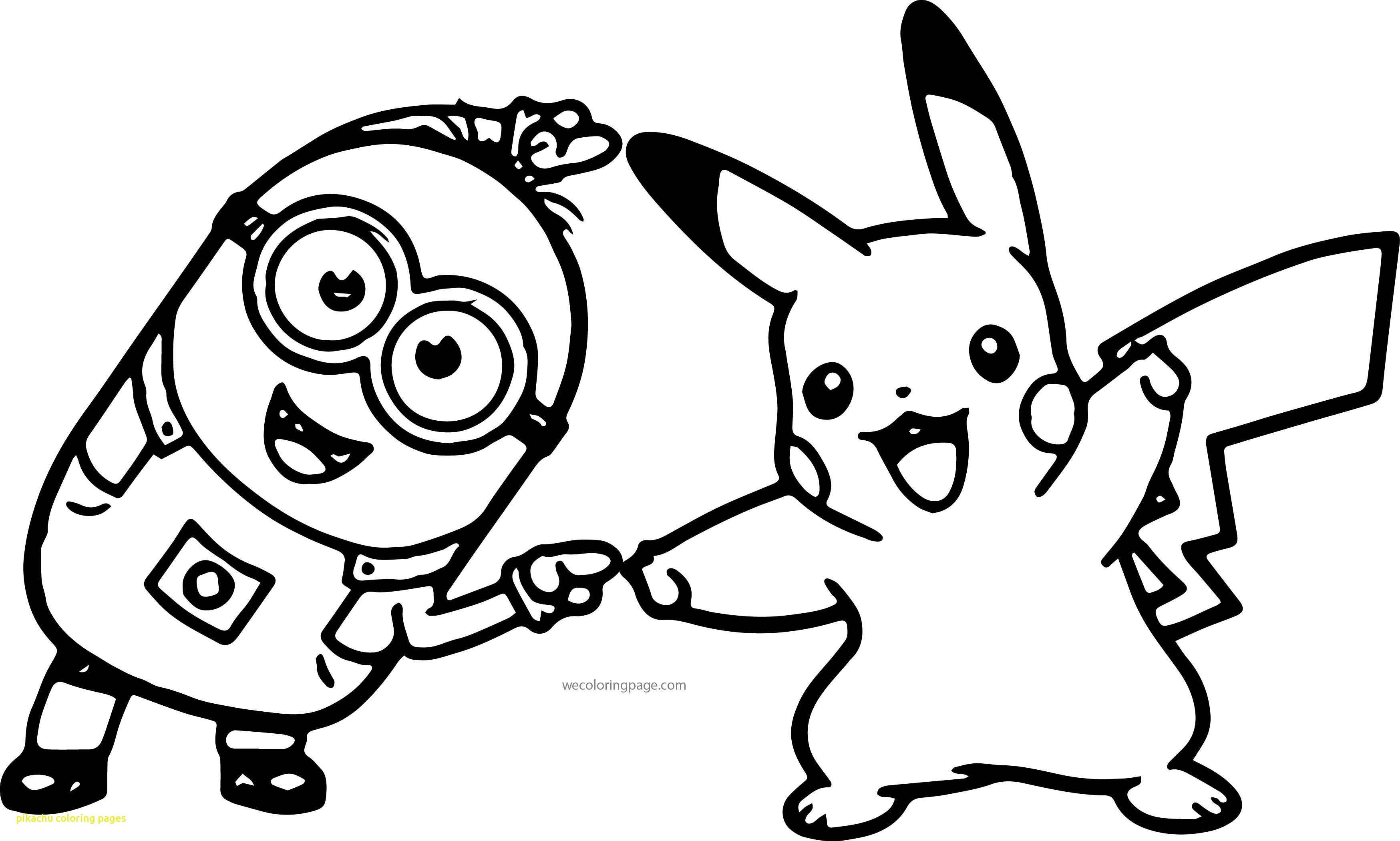 Minion and Pikachu Coloring Page Wallpaper
