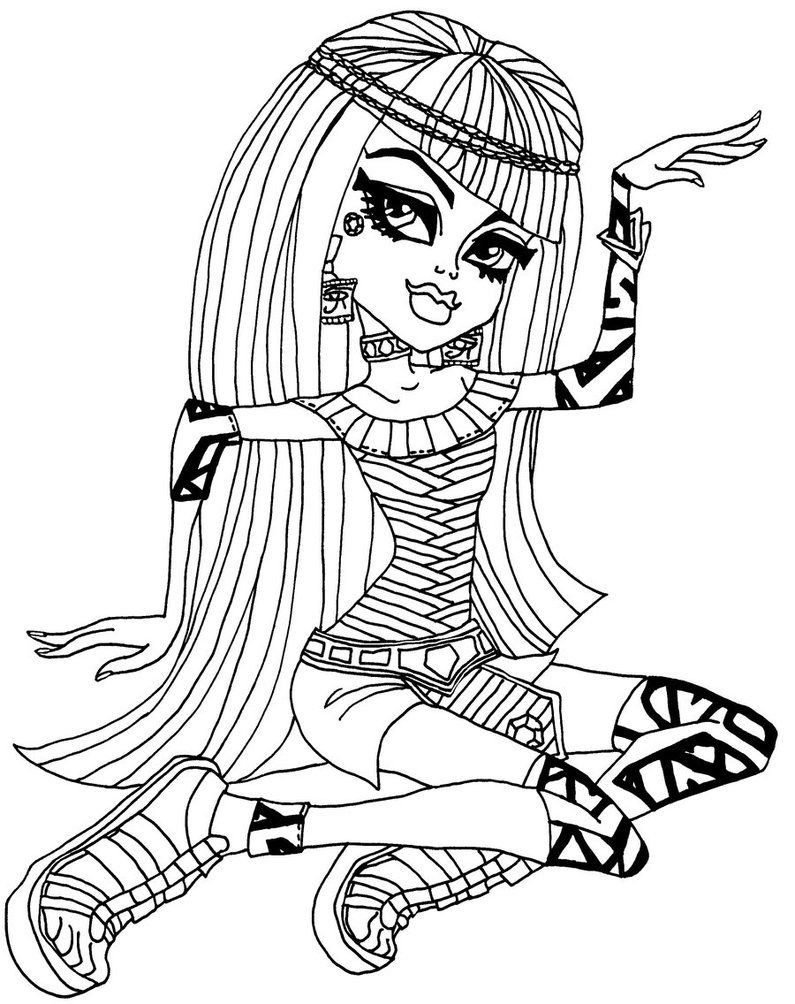 Monster High Princess Coloring Pages Wallpaper