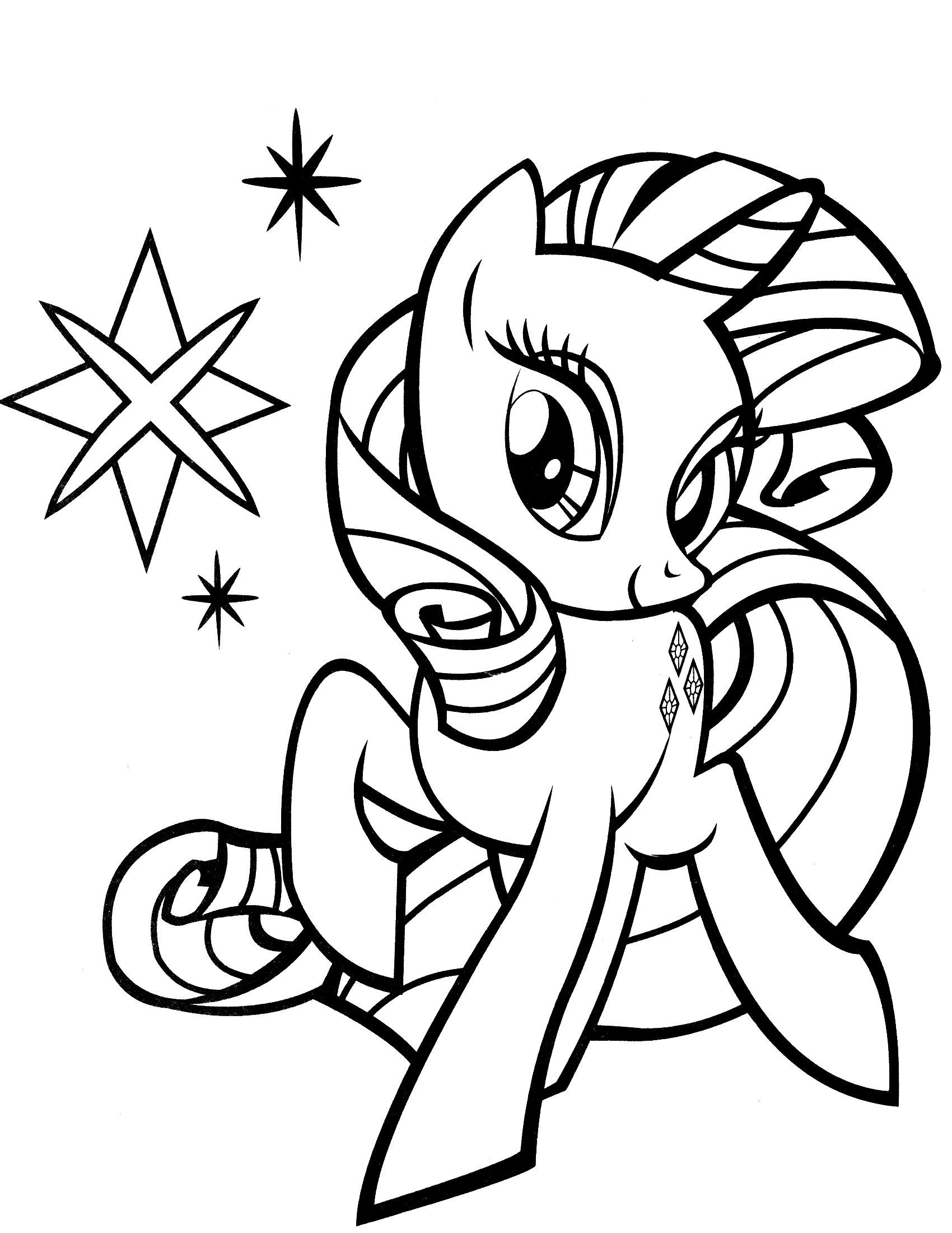 My Little Pony Coloring Book Pdf Wallpaper