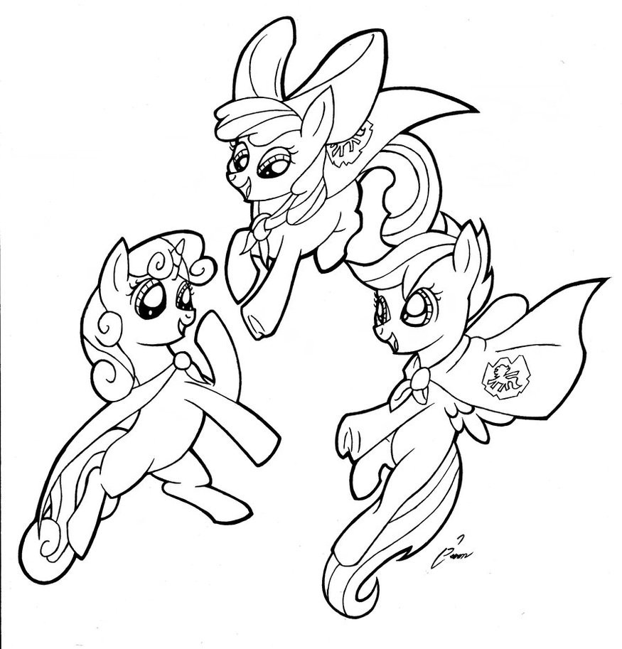 My Little Pony Cutie Mark Coloring Pages Wallpaper