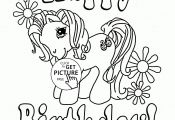 My Little Pony Happy Birthday Coloring Page My Little Pony Happy Birthday Coloring Page