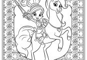 Night Princess Coloring Pages Night Princess Coloring Pages