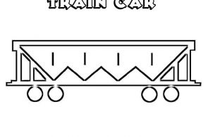 outlines of Train cars to help them draw
