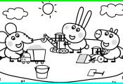 Peppa Pig Coloring Pages A4 Peppa Pig Coloring Pages A4