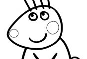 Peppa Pig Coloring Pages Rebecca Rabbit Peppa Pig Coloring Pages Rebecca Rabbit
