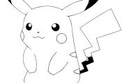 Pikachu Face Coloring Page Pikachu Face Coloring Page
