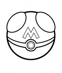 Pokemon Ball Coloring Page | BubaKids.com