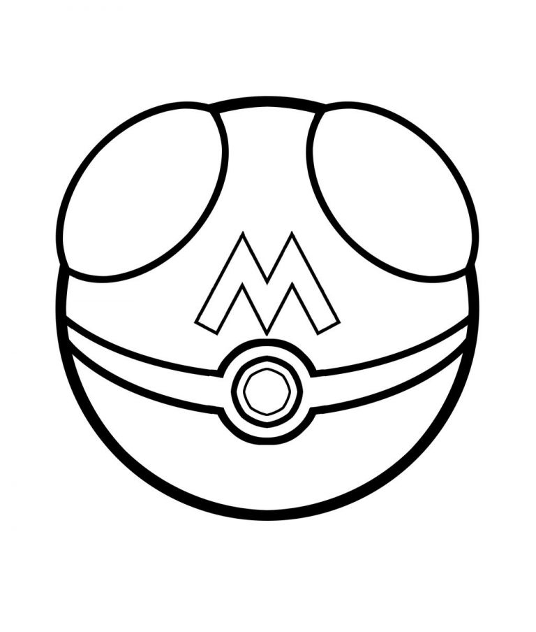 Pokemon Ball Coloring Page