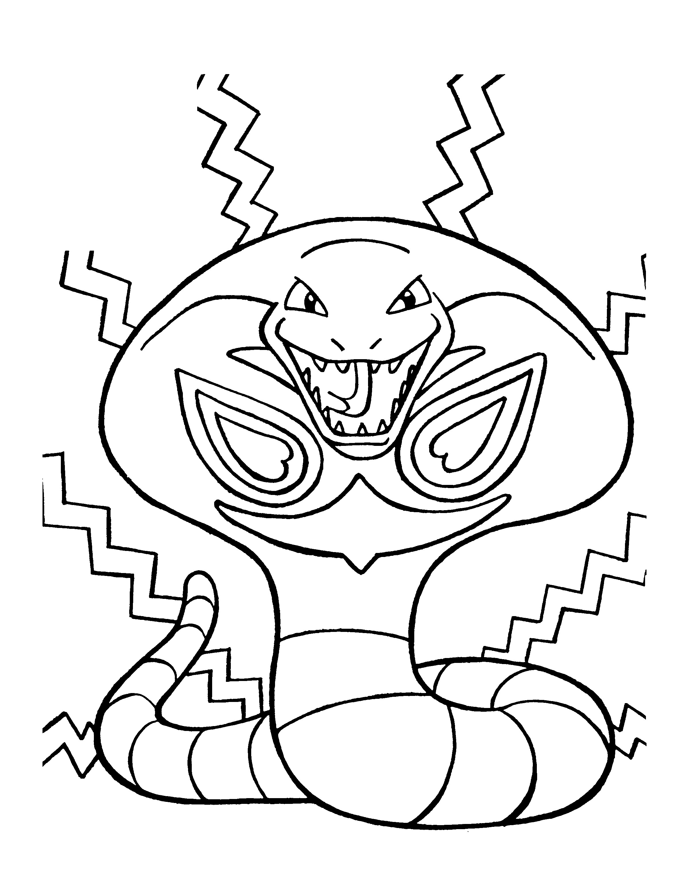 Pokemon Coloring Pages Arbok Wallpaper