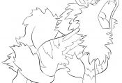 Pokemon Coloring Pages Arcanine Pokemon Coloring Pages Arcanine
