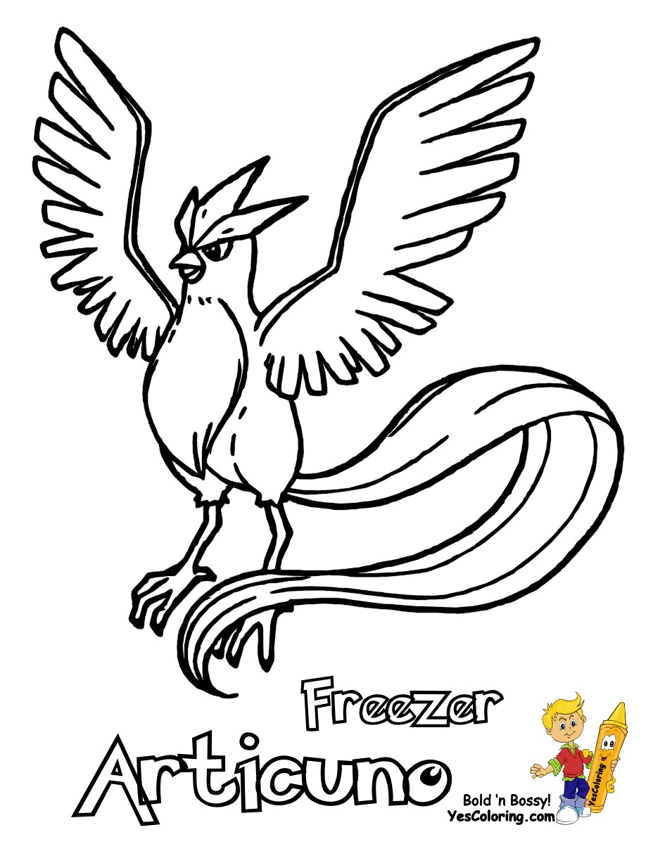 Pokemon Coloring Pages Articuno Wallpaper