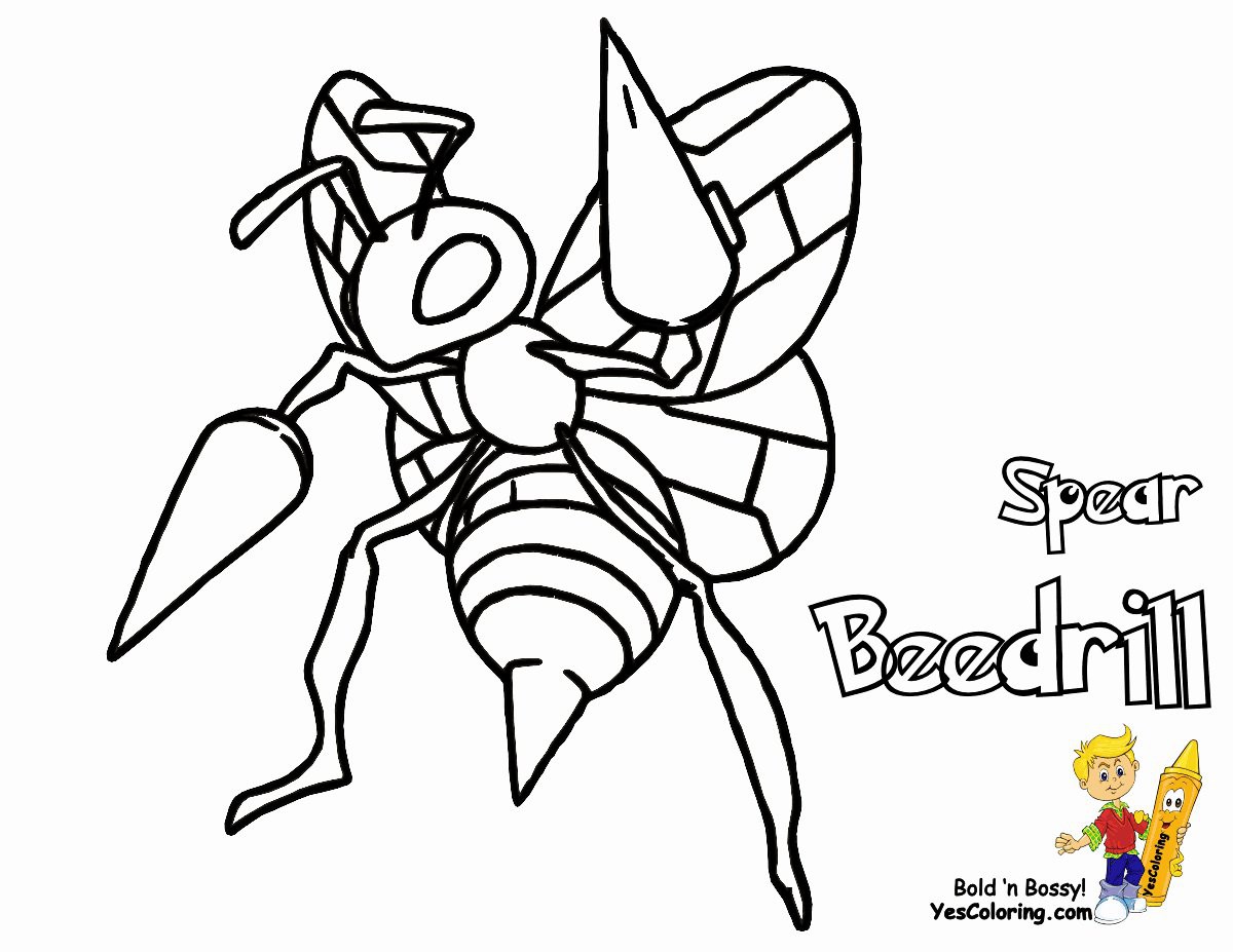 Pokemon Coloring Pages Beedrill Wallpaper