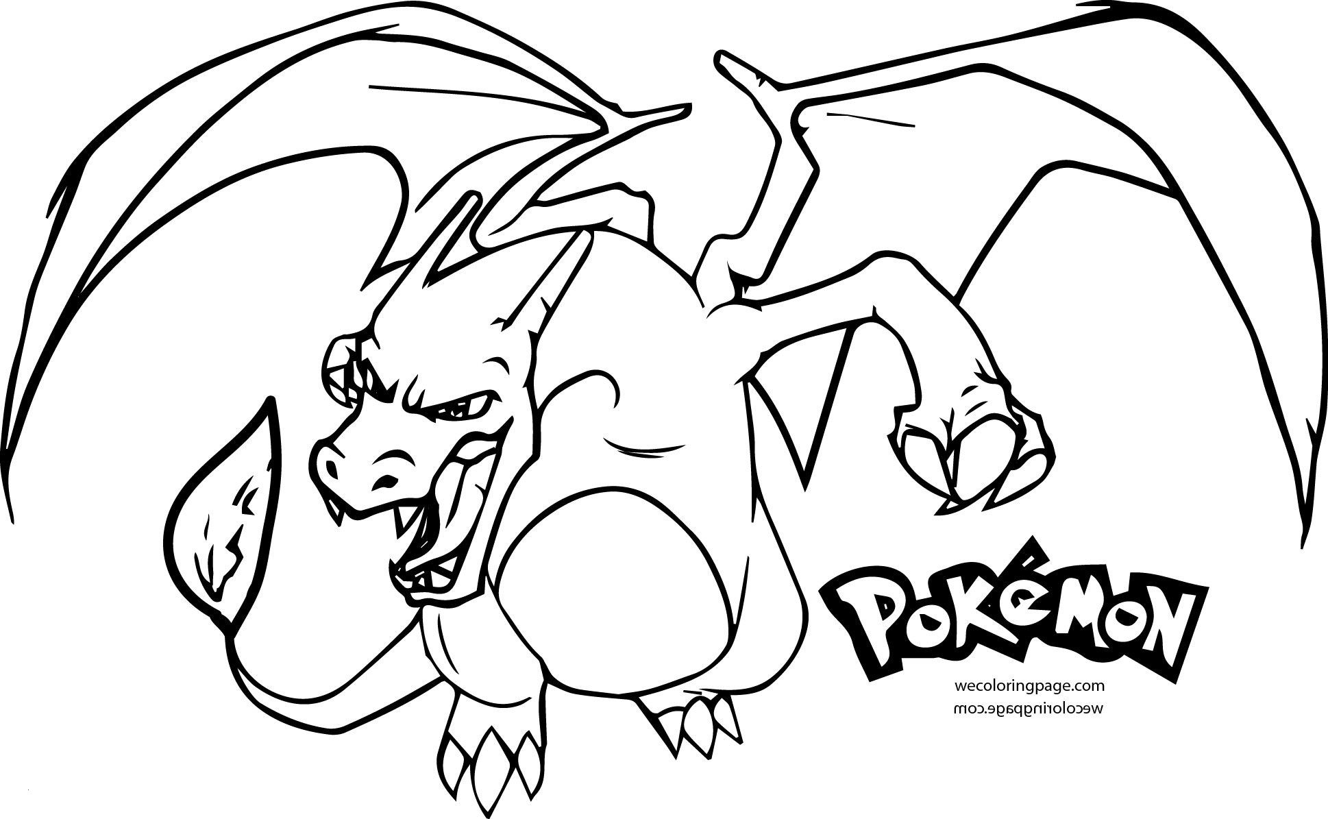 Pokemon Coloring Pages Charizard Wallpaper