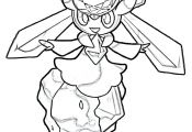 Pokemon Coloring Pages Diancie Pokemon Coloring Pages Diancie