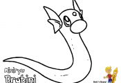 Pokemon Coloring Pages Dratini Pokemon Coloring Pages Dratini