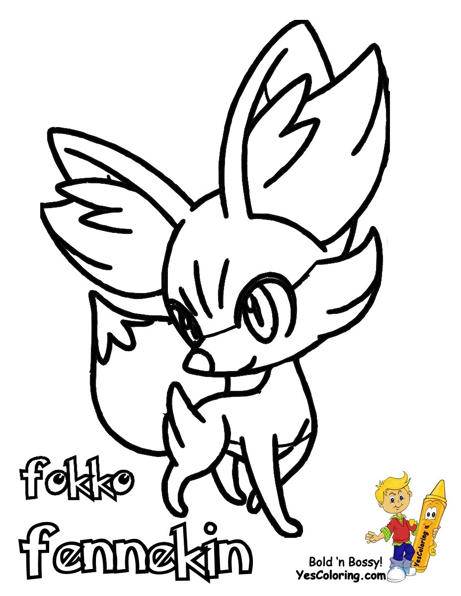 Pokemon Coloring Pages Fire Type