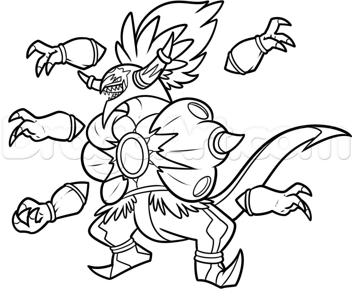 Pokemon Coloring Pages Hoopa Wallpaper