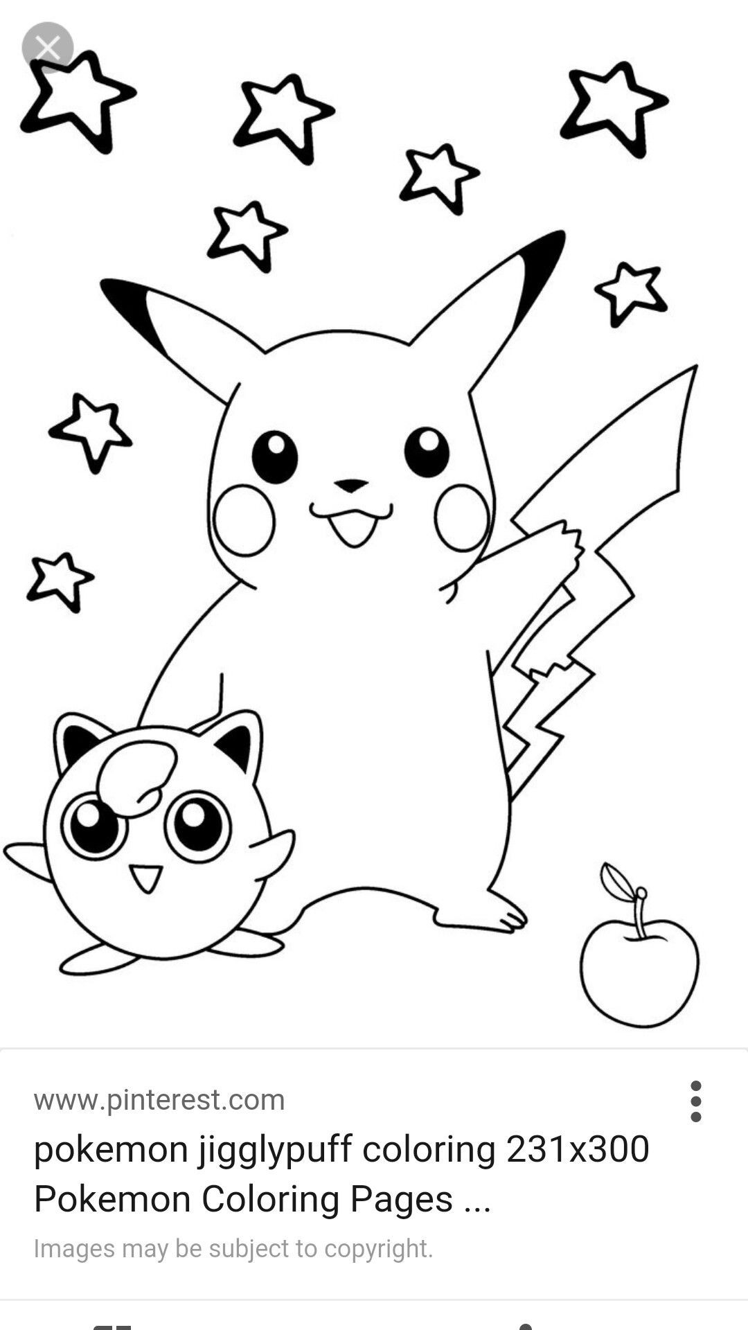 Pokemon Coloring Pages Jigglypuff
