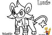 Pokemon Coloring Pages Luxio Pokemon Coloring Pages Luxio