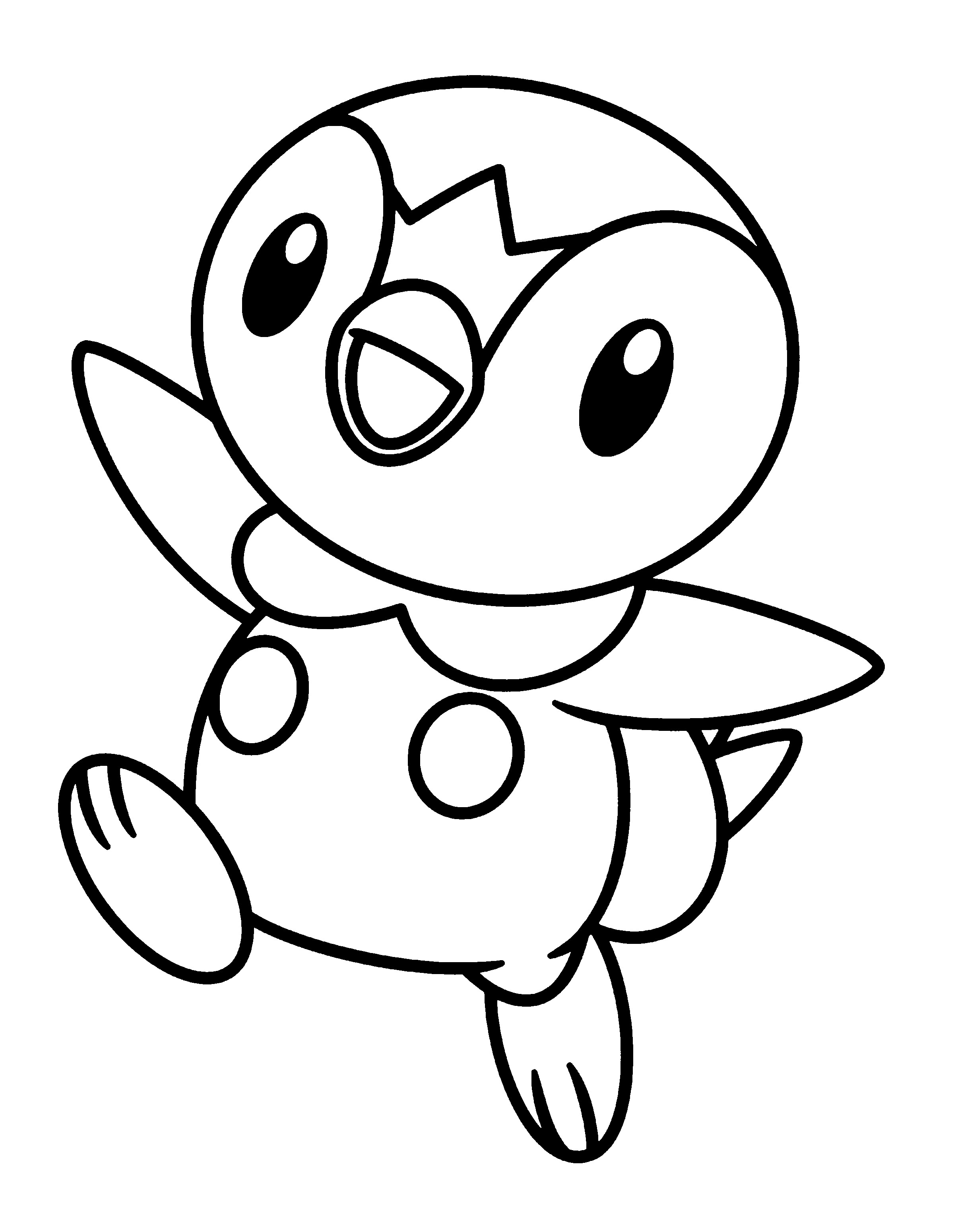 Pokemon Coloring Pages Piplup Wallpaper
