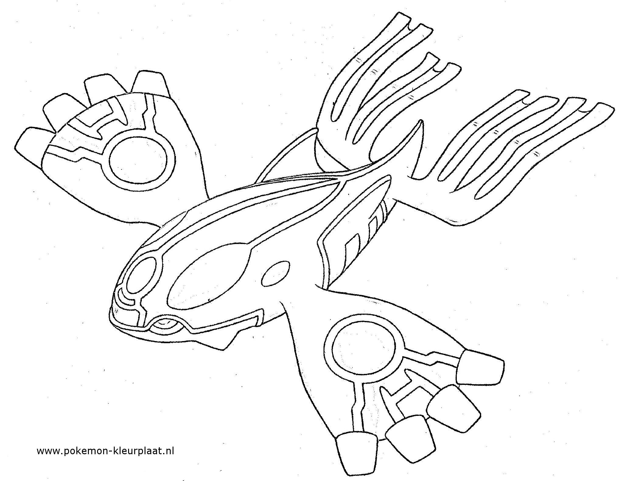 Pokemon Coloring Pages Primal Kyogre