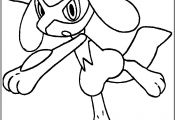 Pokemon Coloring Pages Riolu Pokemon Coloring Pages Riolu