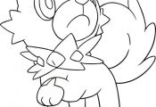 Pokemon Coloring Pages Rockruff Pokemon Coloring Pages Rockruff