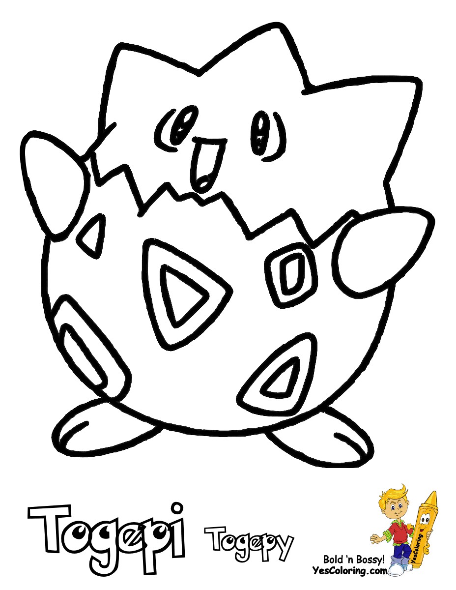 Pokemon Coloring Pages togepi