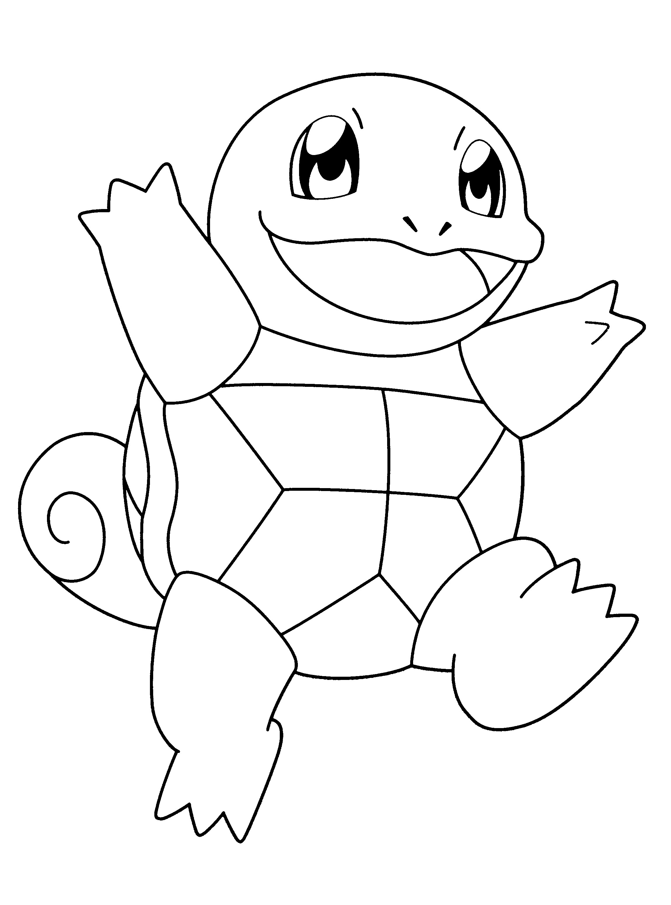 Pokemon Coloring Pages Water Type