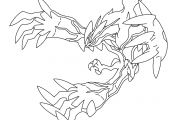 Pokemon Coloring Pages Yveltal Pokemon Coloring Pages Yveltal