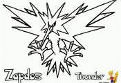 Pokemon Coloring Pages Zapdos Pokemon Coloring Pages Zapdos