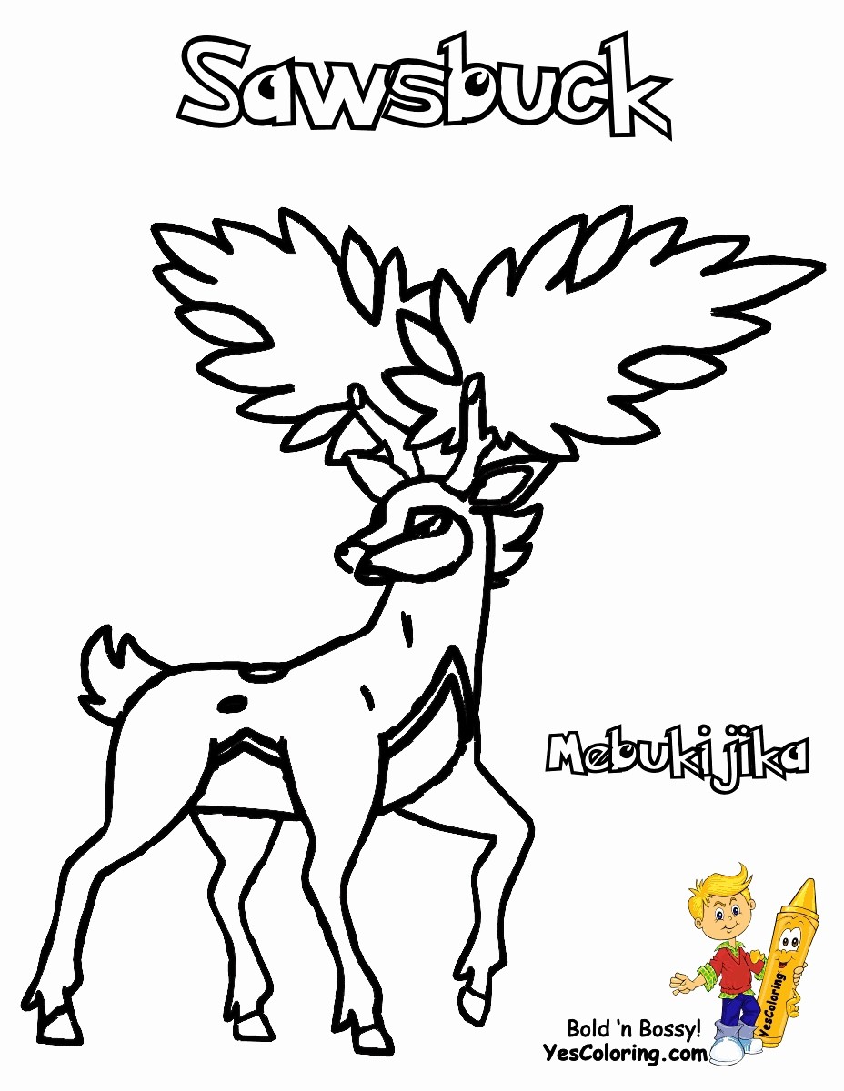 Pokemon Deerling Coloring Pages Wallpaper
