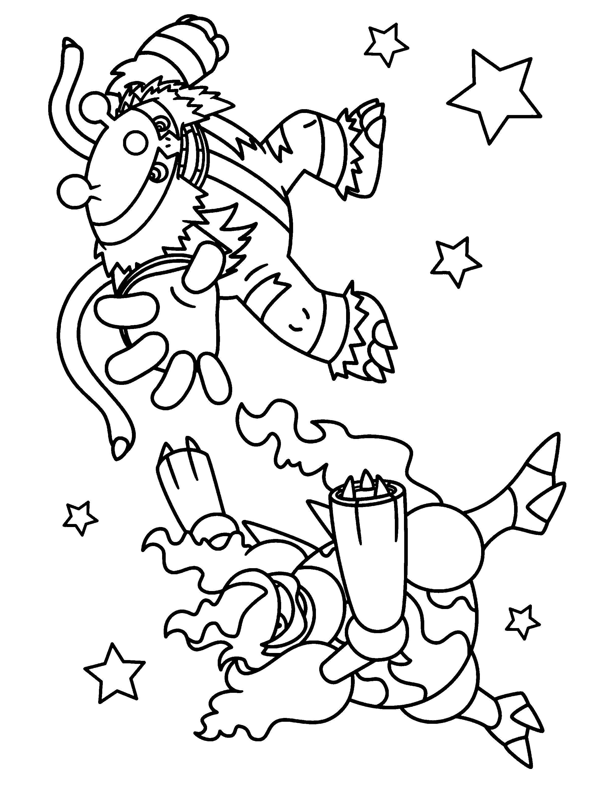 Pokemon Electivire Coloring Pages