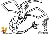 Pokemon Flygon Coloring Pages Pokemon Flygon Coloring Pages