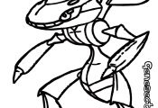 Pokemon Genesect Coloring Pages Pokemon Genesect Coloring Pages