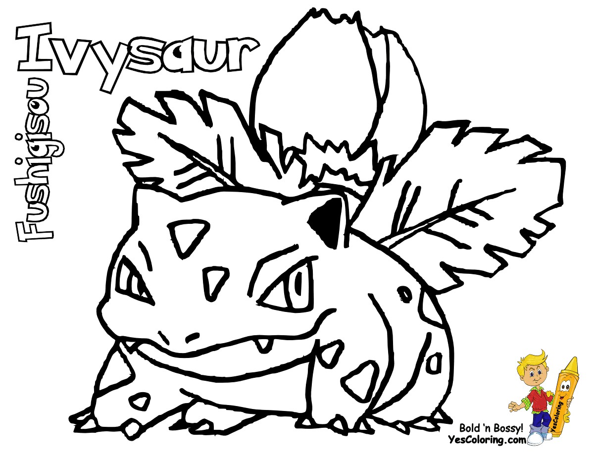 Pokemon Ivysaur Coloring Pages Wallpaper