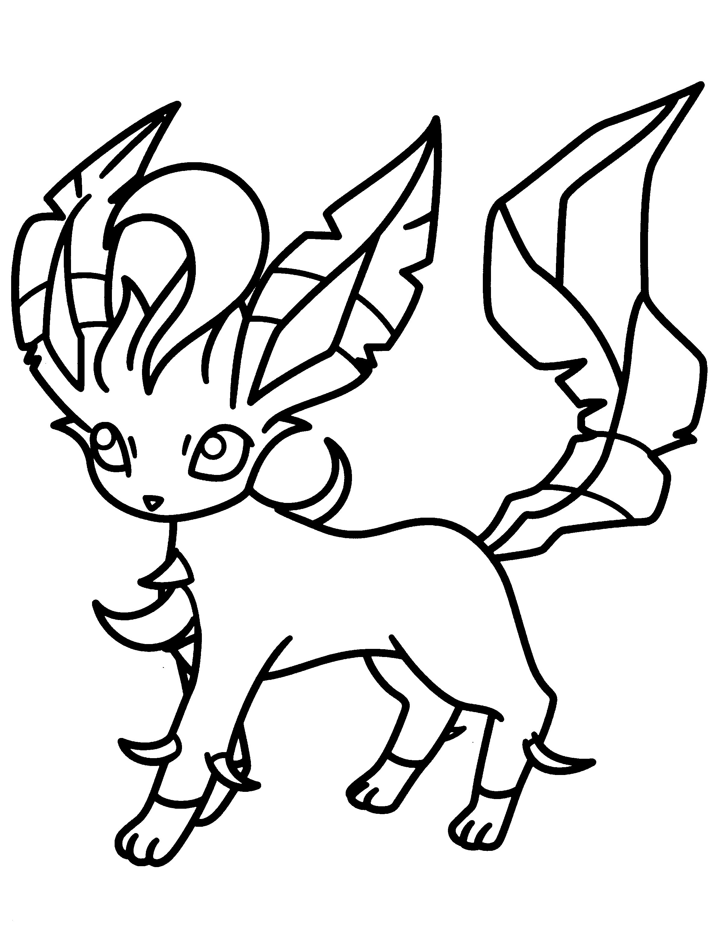 Pokemon Leafeon Coloring Pages Wallpaper