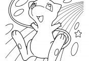 Pokemon Mew Coloring Pages Pokemon Mew Coloring Pages