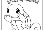Pokemon Squirtle Coloring Pages Pokemon Squirtle Coloring Pages