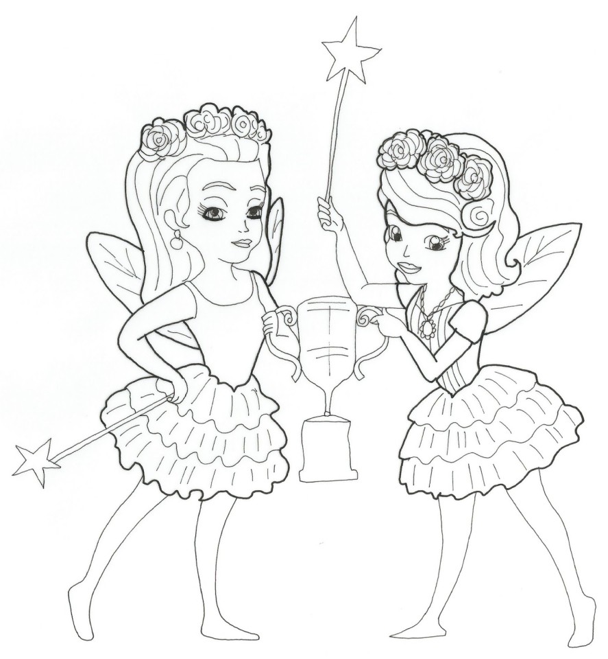 Princess Amber Coloring Pages