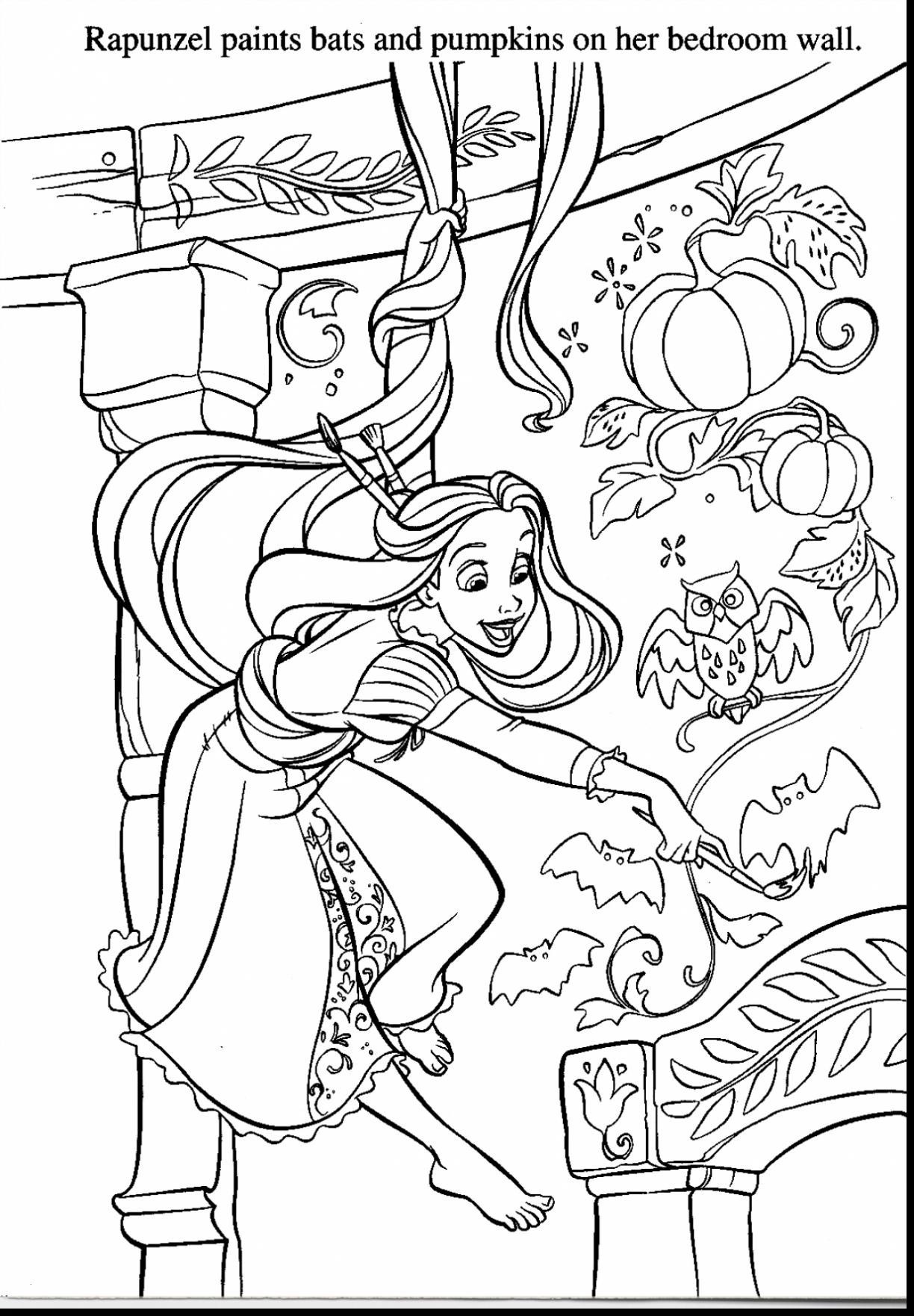 Princess Halloween Coloring Page Wallpaper