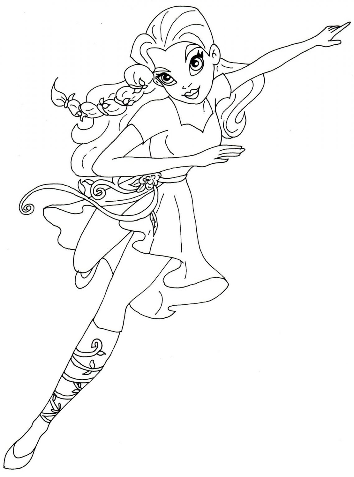 Coloring Pages Of Princess Anna From Frozen | BubaKids.com