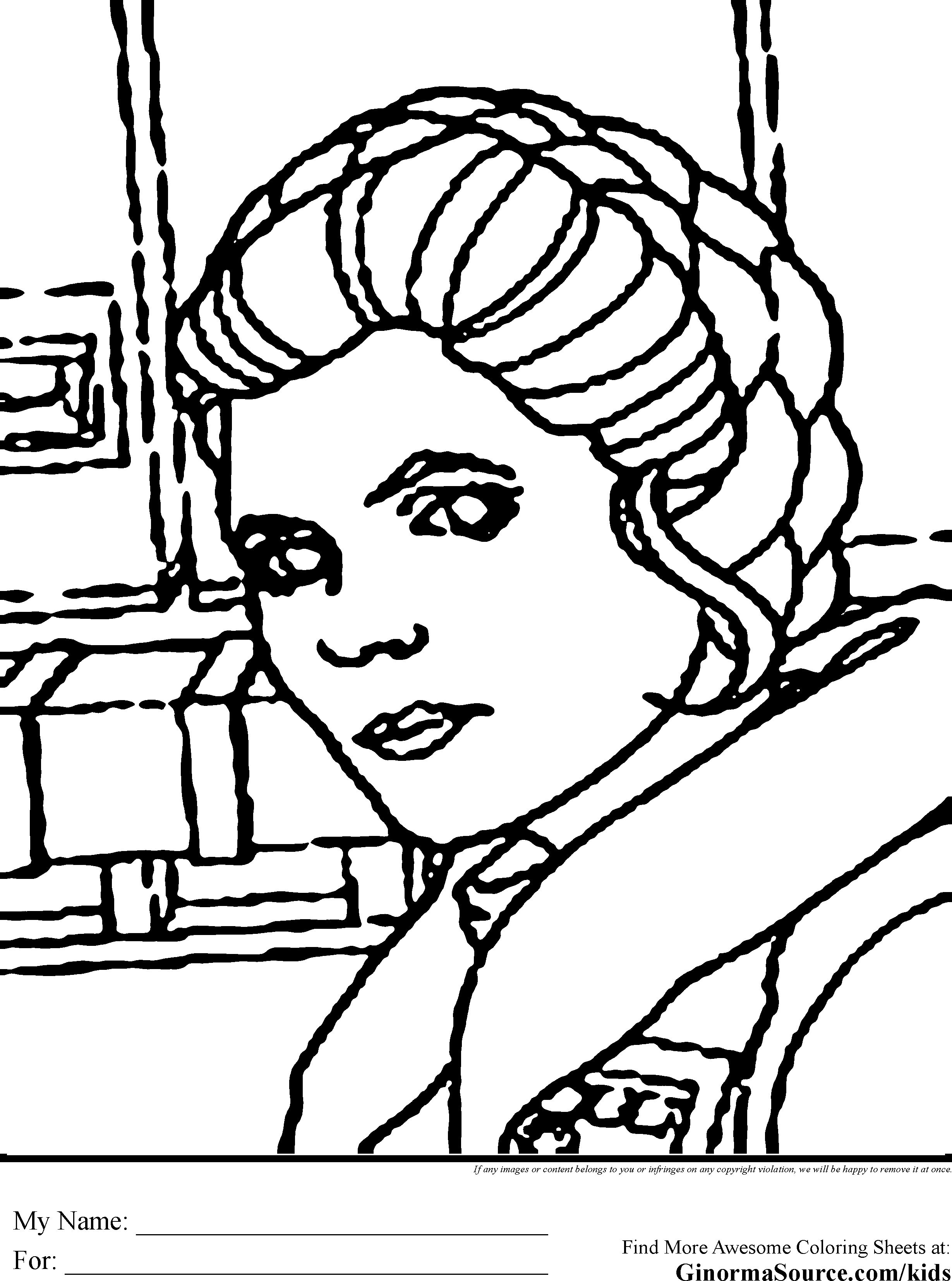 Princess Leia Coloring Pages to Print