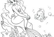 Princess Mermaid Coloring Page Princess Mermaid Coloring Page