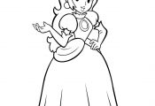 Princess Peach Coloring Pages Printable Princess Peach Coloring Pages Printable