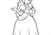 Princess Peach Coloring Pages to Print Free Princess Peach Coloring Pages to Print Free