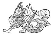 Printable Dragon Coloring Pages Printable Dragon Coloring Pages