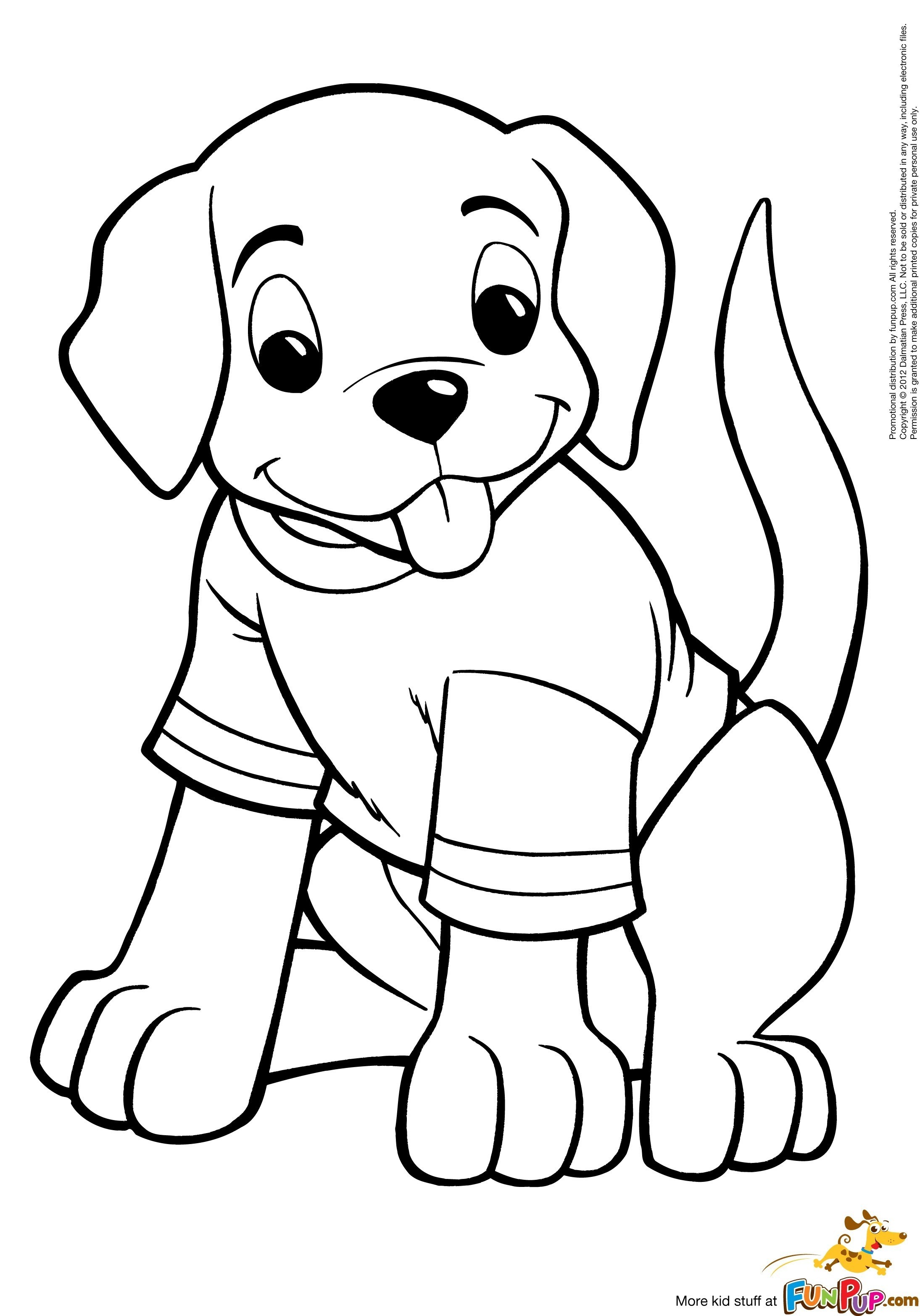 Puppy Coloring Wallpaper